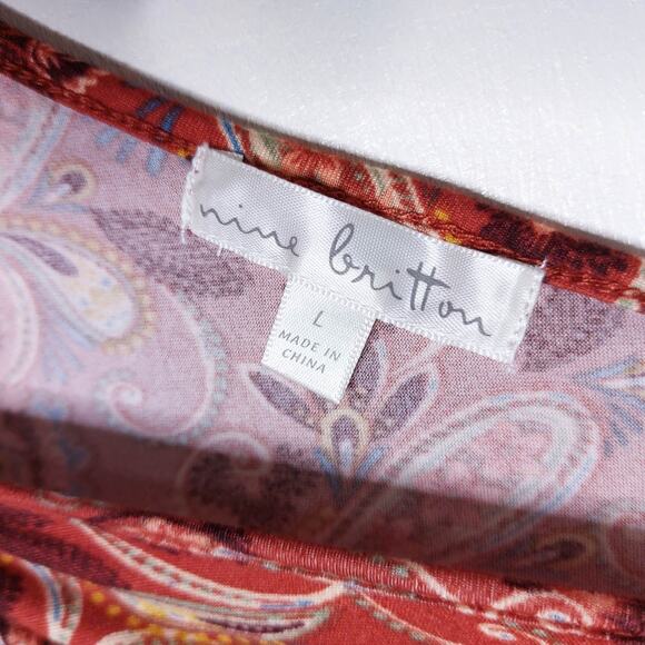 Stitch FIx Nine Britton Harley Brushed Knit Back Detail Dress Large - Picture 8 of 9